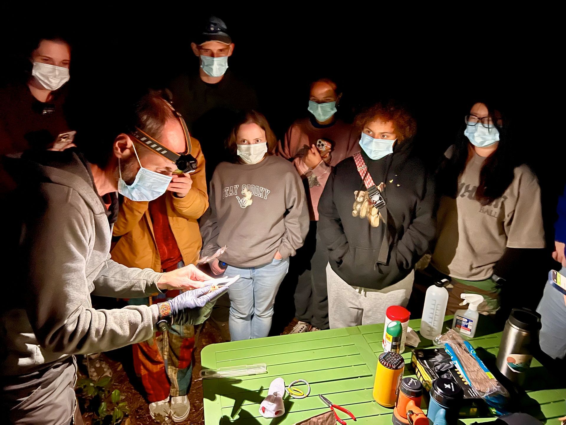 Volant EcoServices conducting a bat survey for the University of North Georgia