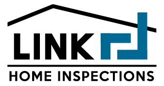 A logo for a company called link home inspections.