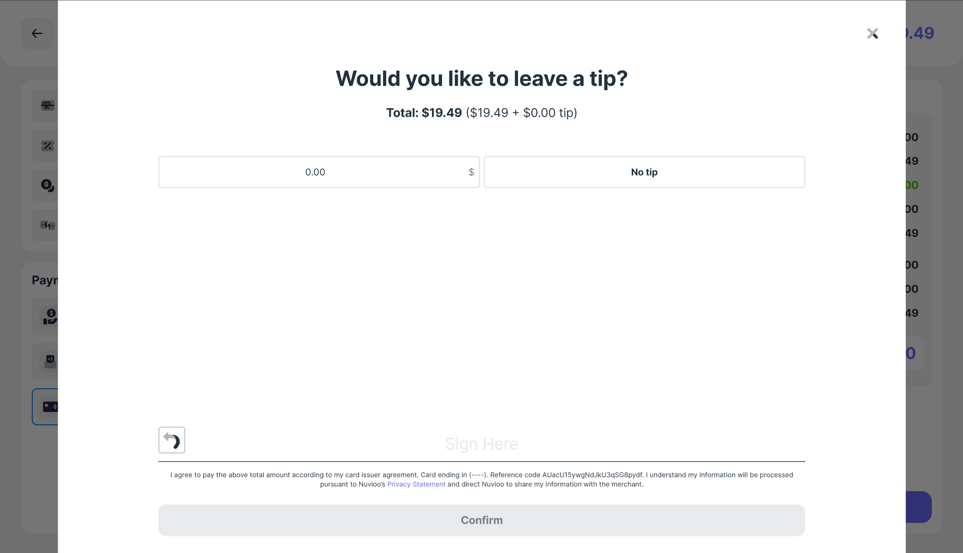 Modal: 