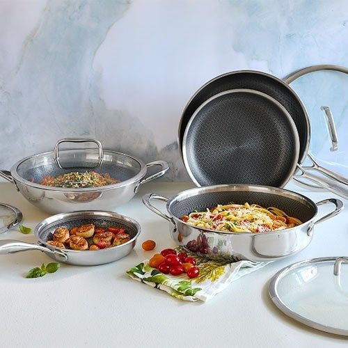 pampered chef Kategorie Edelstahl, Antihaft und Rockcrok