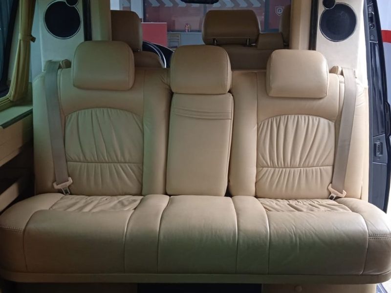 Volkswagen Caravelle Standard Budget Van interior leather seats