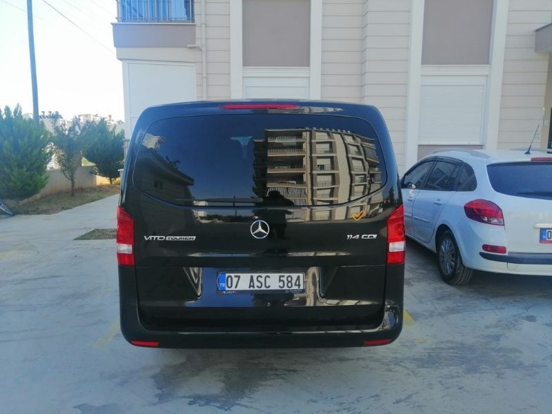 Mercedes Vito Budget Van - Extra Long Back View