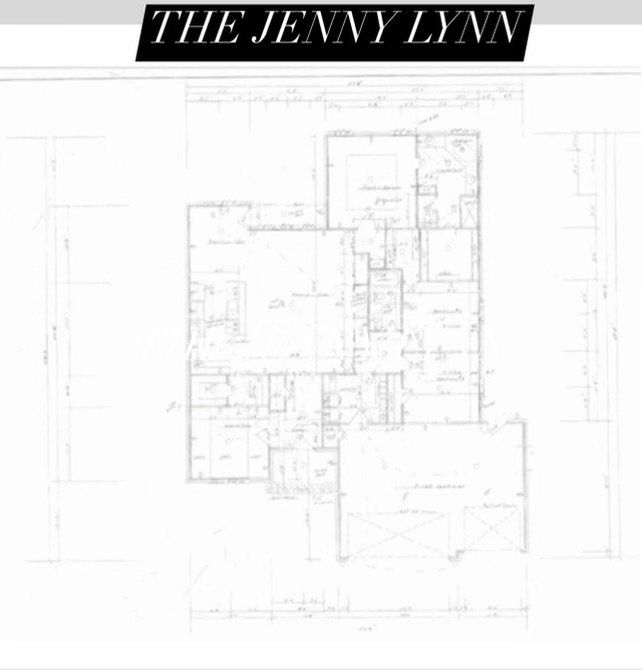 Floor plan diagram for a residential home model titled 