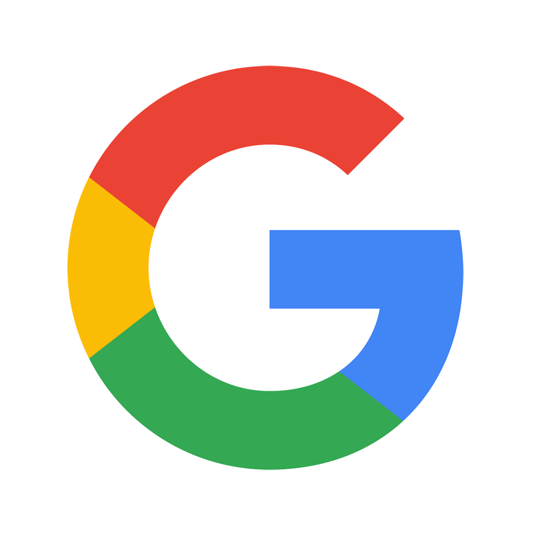 A stylized letter 'G' composed of red, yellow, green, and blue segments on a white background.