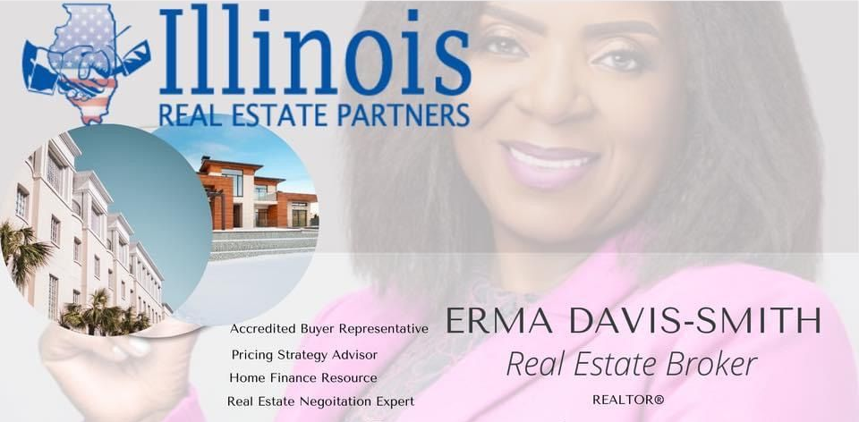 Business card of Erma Davis-Smith, a Real Estate Broker.