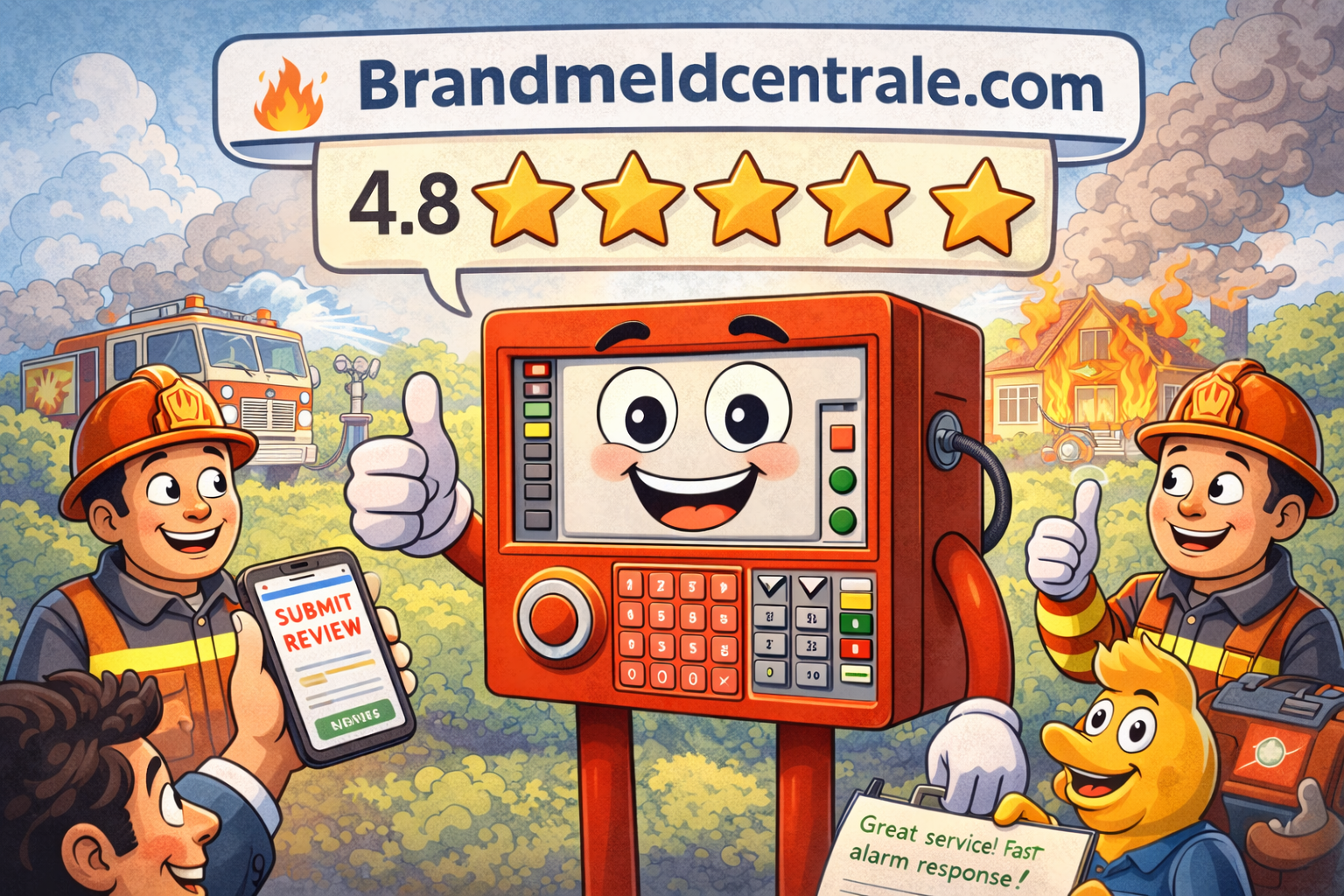 Waarom klanten kiezen voor Brandmeldcentrale.com