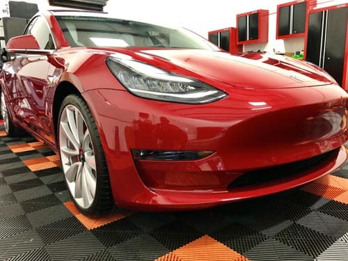 Ceramic Coating application on car