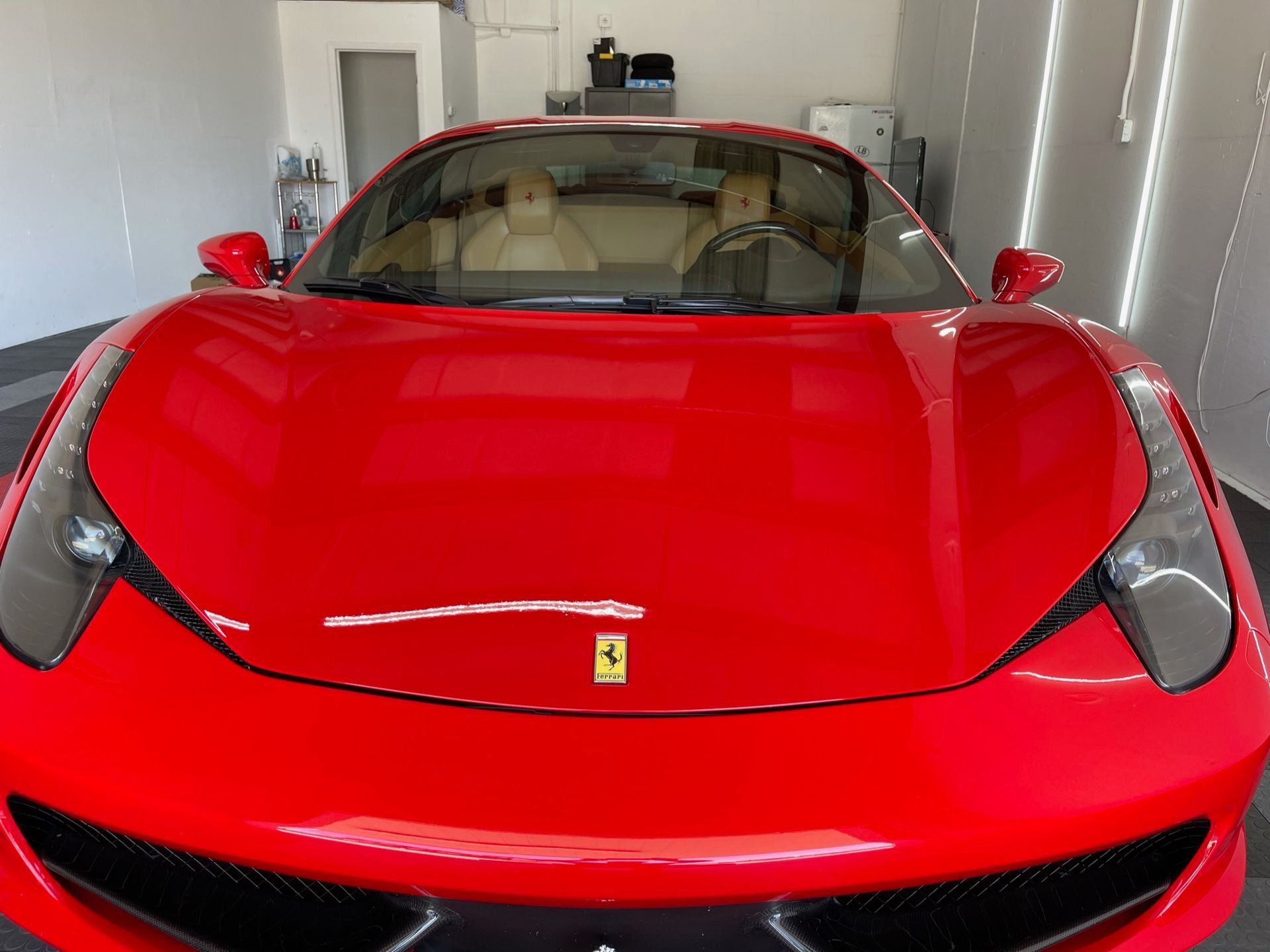 Ceramic Coating application on car