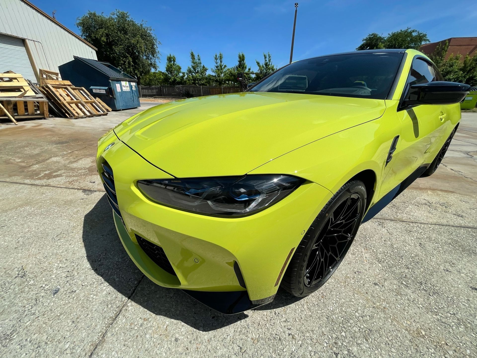 Jacksonville car with professionally maintained paint protection film showcasing flawless gloss and protection against everyday wear.