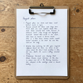 Clipboard notes