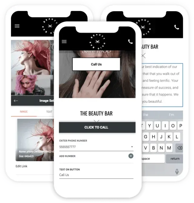Illustration of responsive web design with devices and floating PHP, JS, HTML, Python, and CSS icons