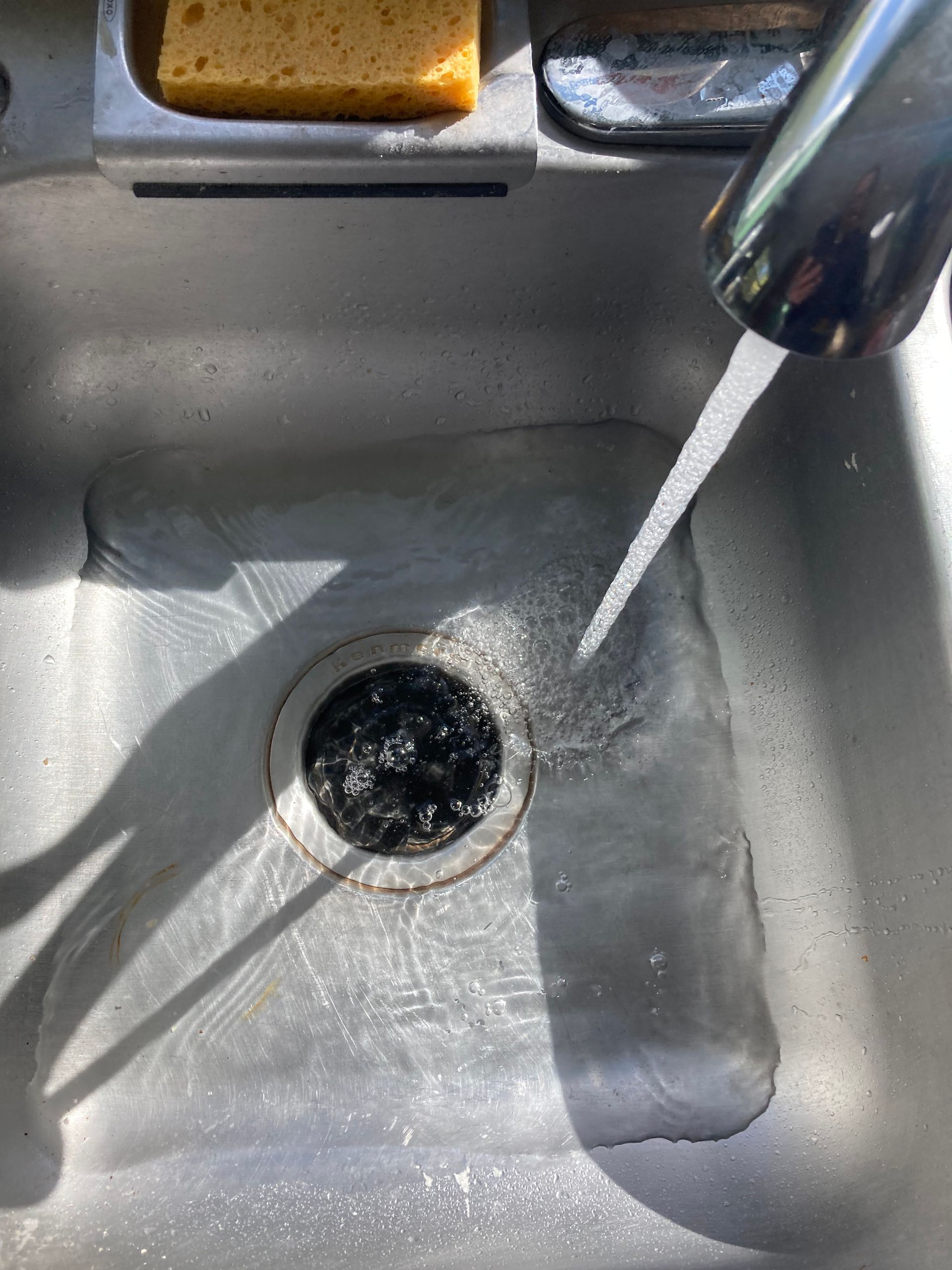 clogged sink