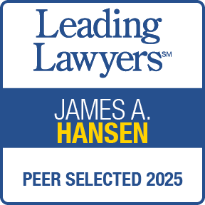 Leading lawyers james a. hansen peer selected 2025
