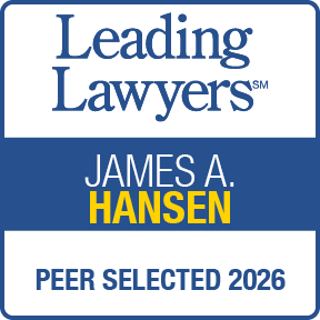 Leading lawyers james a. hansen peer selected 2025