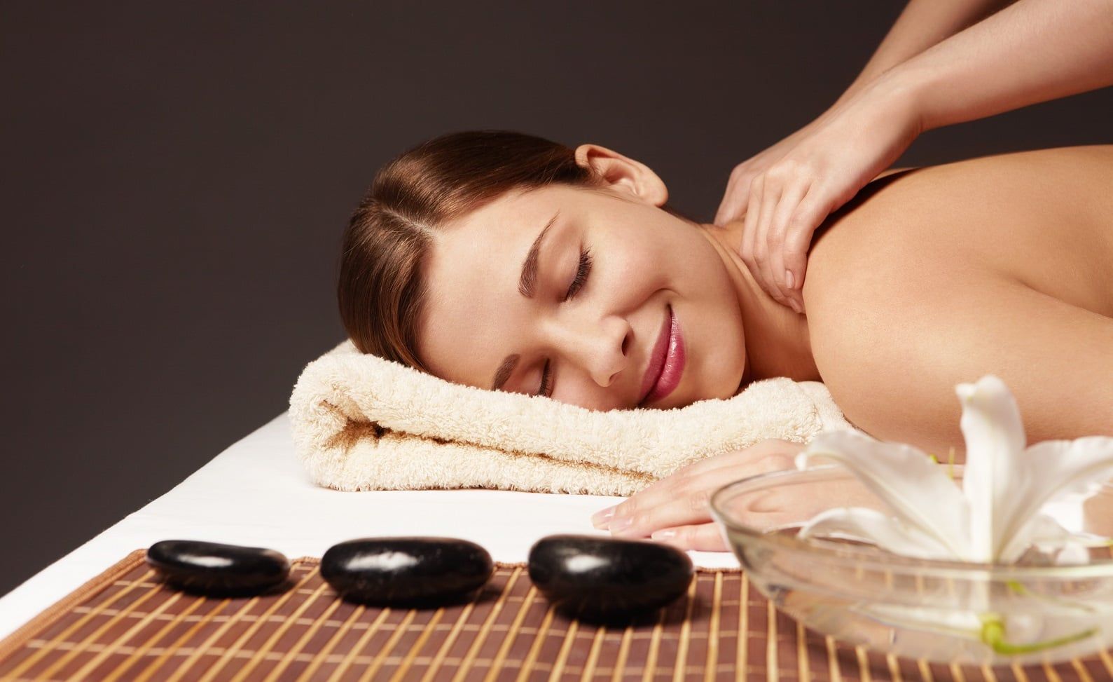 Person Relaxing With a SPA Massage — Leela Thai Massage & Spa in Newtown, QLD