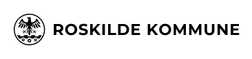Roskilde Kommune logo: a circular emblem with a bird and the text