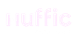 The word huffic is written in pink on a white background.