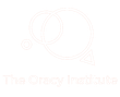 A logo for the oracy institute with a circle and triangle on a white background.