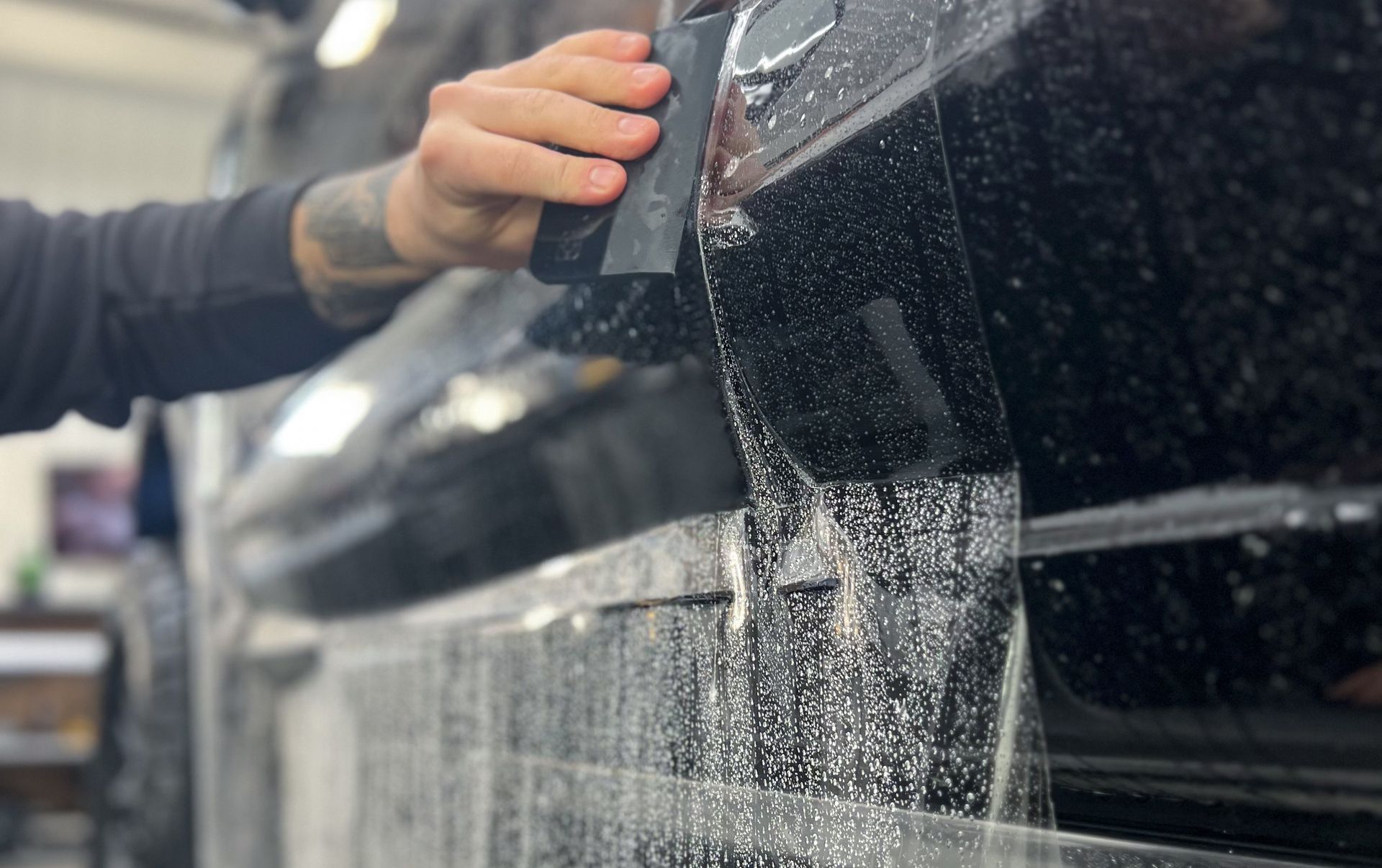 paint protection film installation