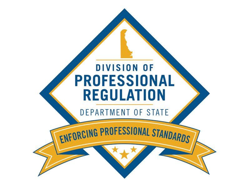logo for state of Delaware Division of Professional Regulation