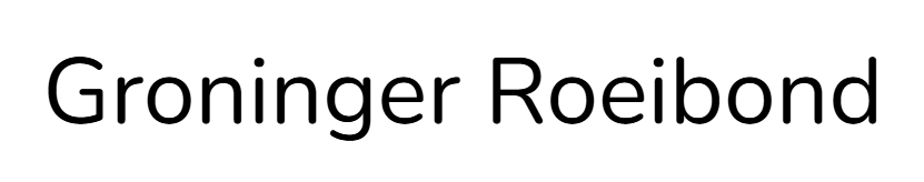 Text reading “Groninger Roeibond”