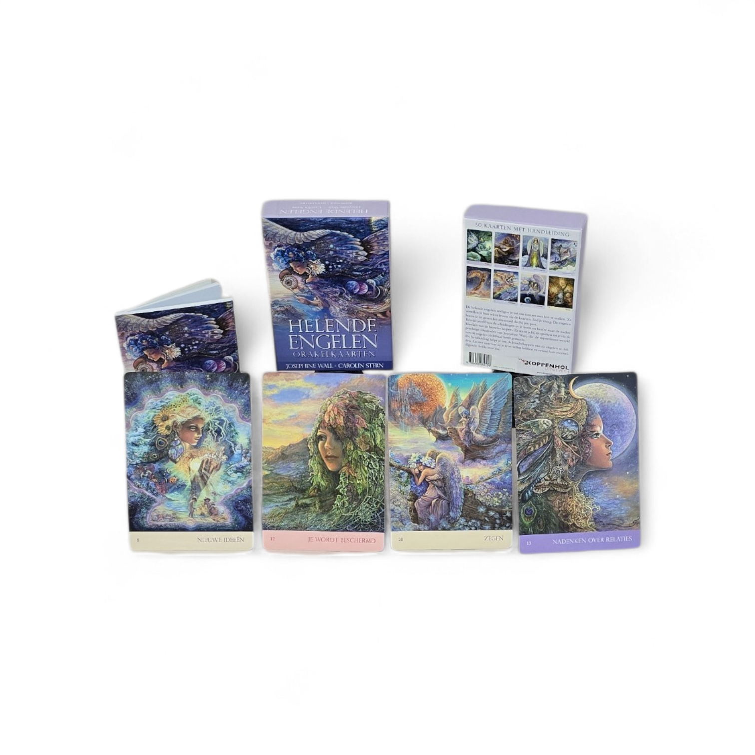 Helende Engelen, Orakel kaarten set. Deck met 50 originele kaarten (tijdelijk uitverkocht)