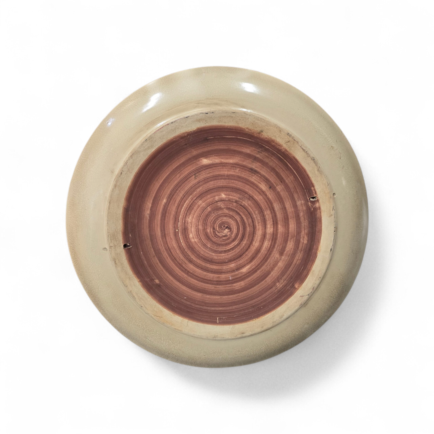 Schaal met traditionele Japanse scénes (diameter 48.5cm)