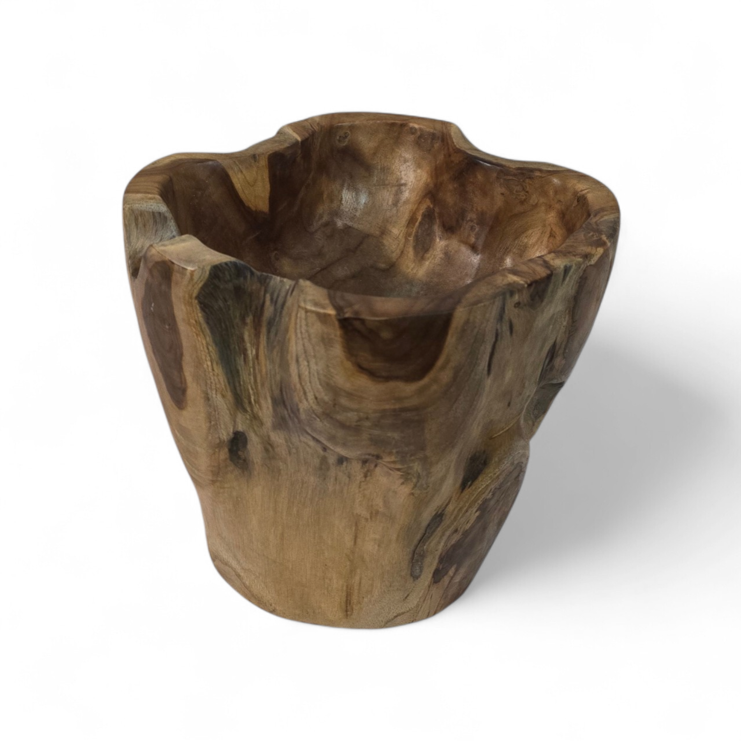 Houten vaas