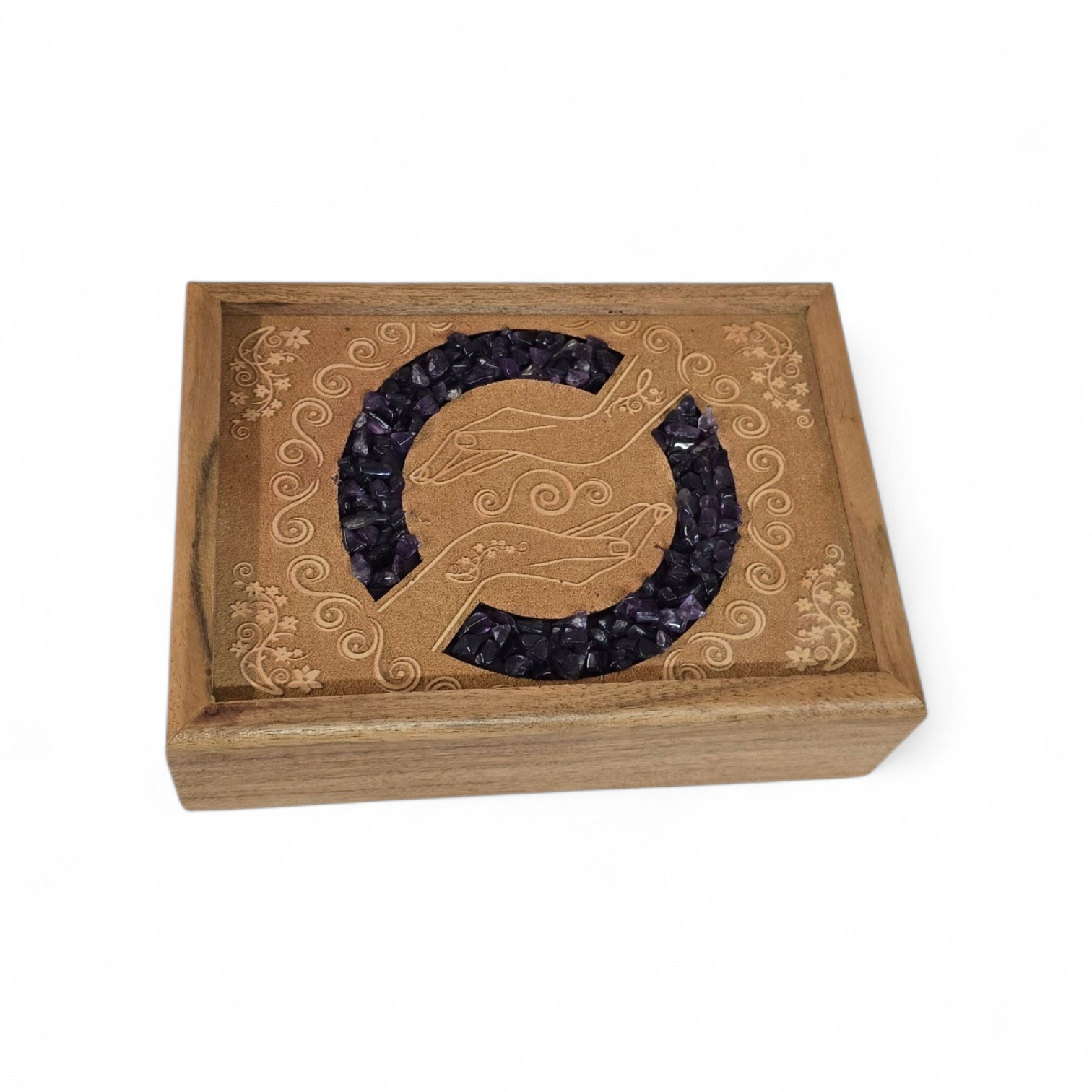 Tarot- of sieradendoos healing hands amethist