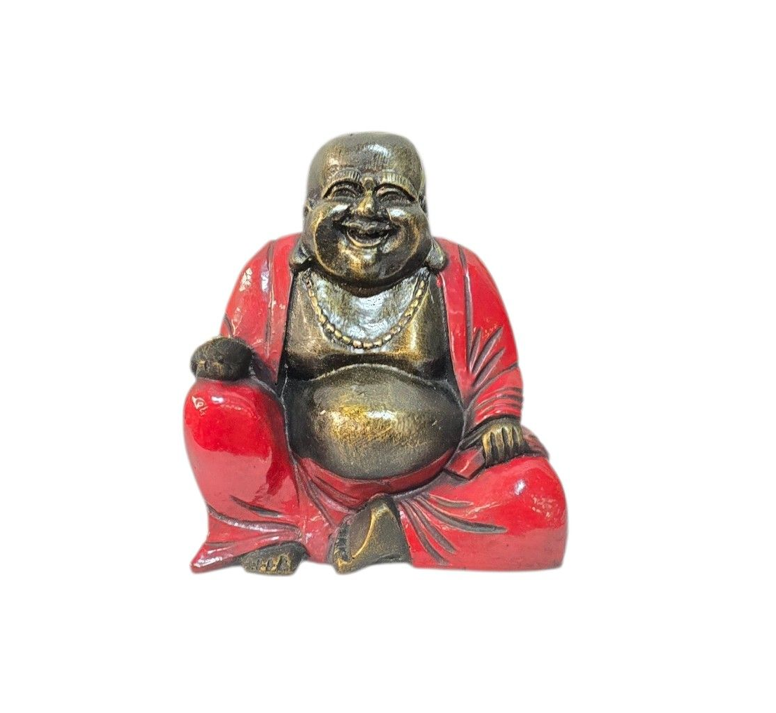 Lachende Boeddha van Hars 20cm