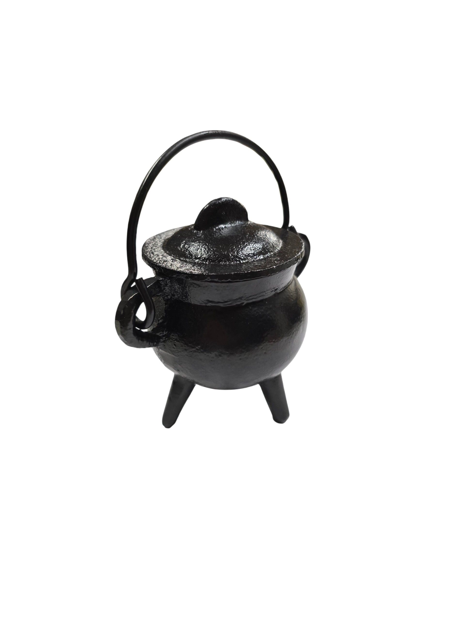 Cauldron (heksenketel) middel - 9x8 - Gietijzer - Zwart - M