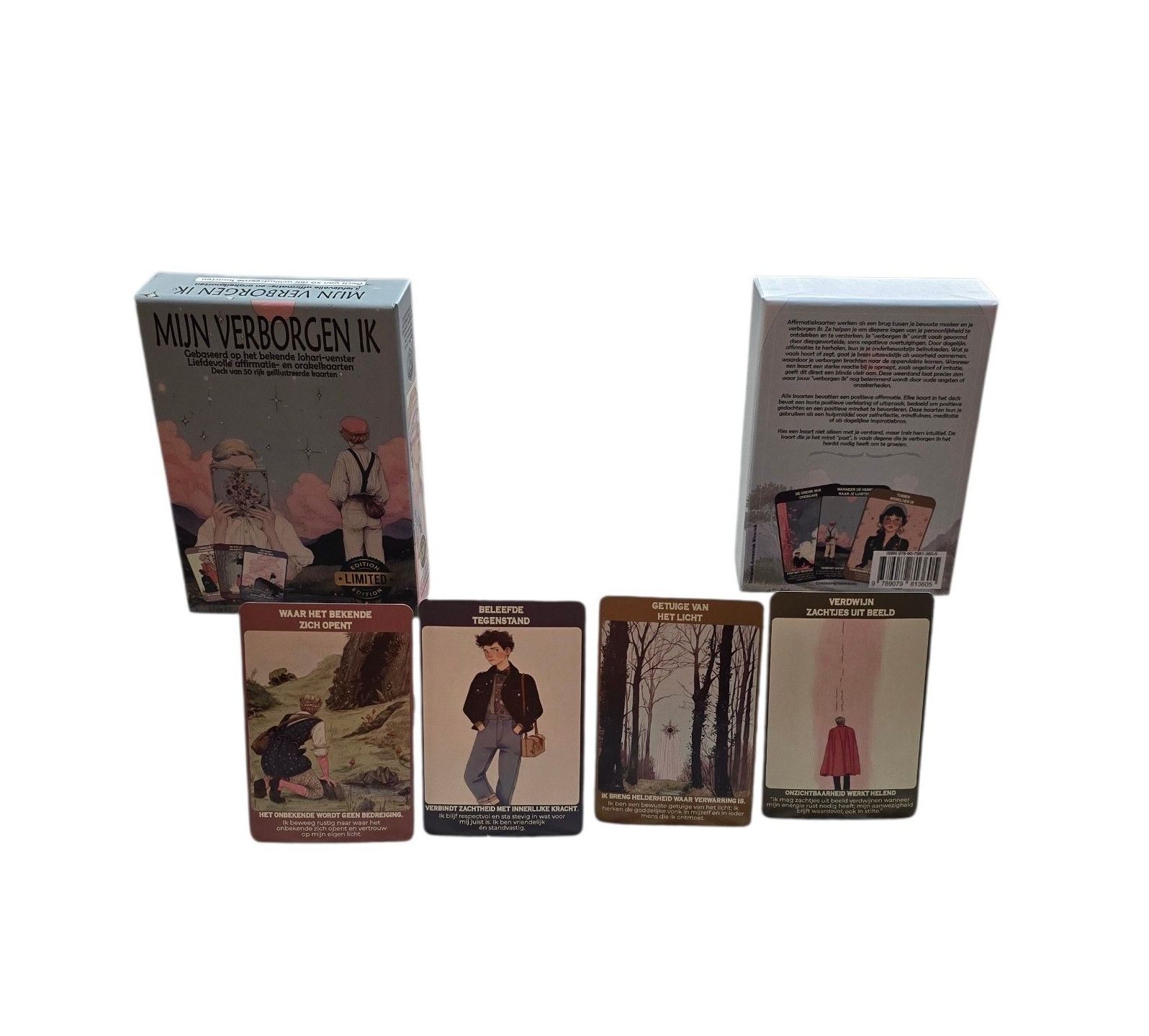 Limited edition Mijn verborgen ik, orakel- en affirmatiekaarten, deck met 50 kaarten.