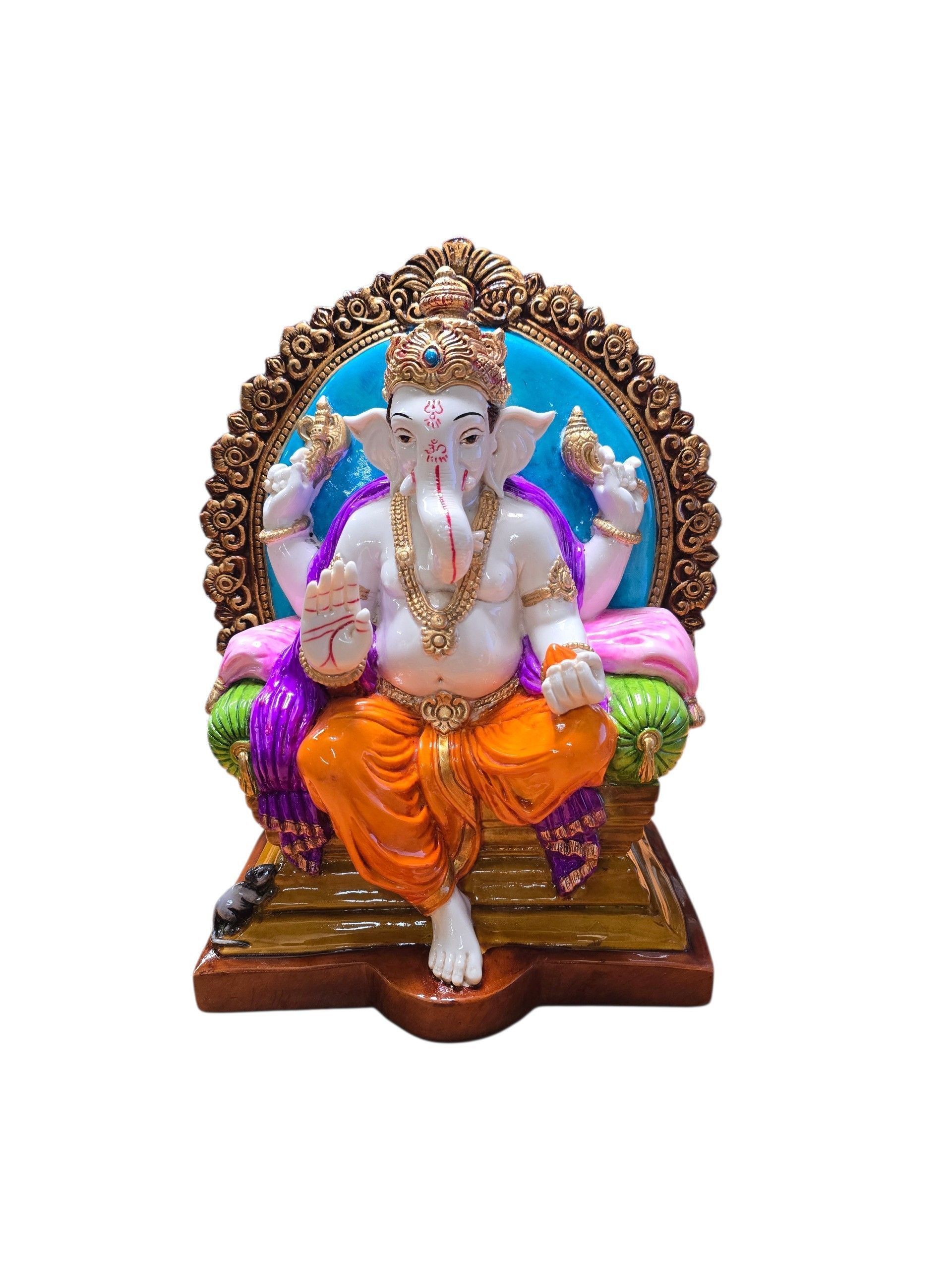 Ganesha op troon