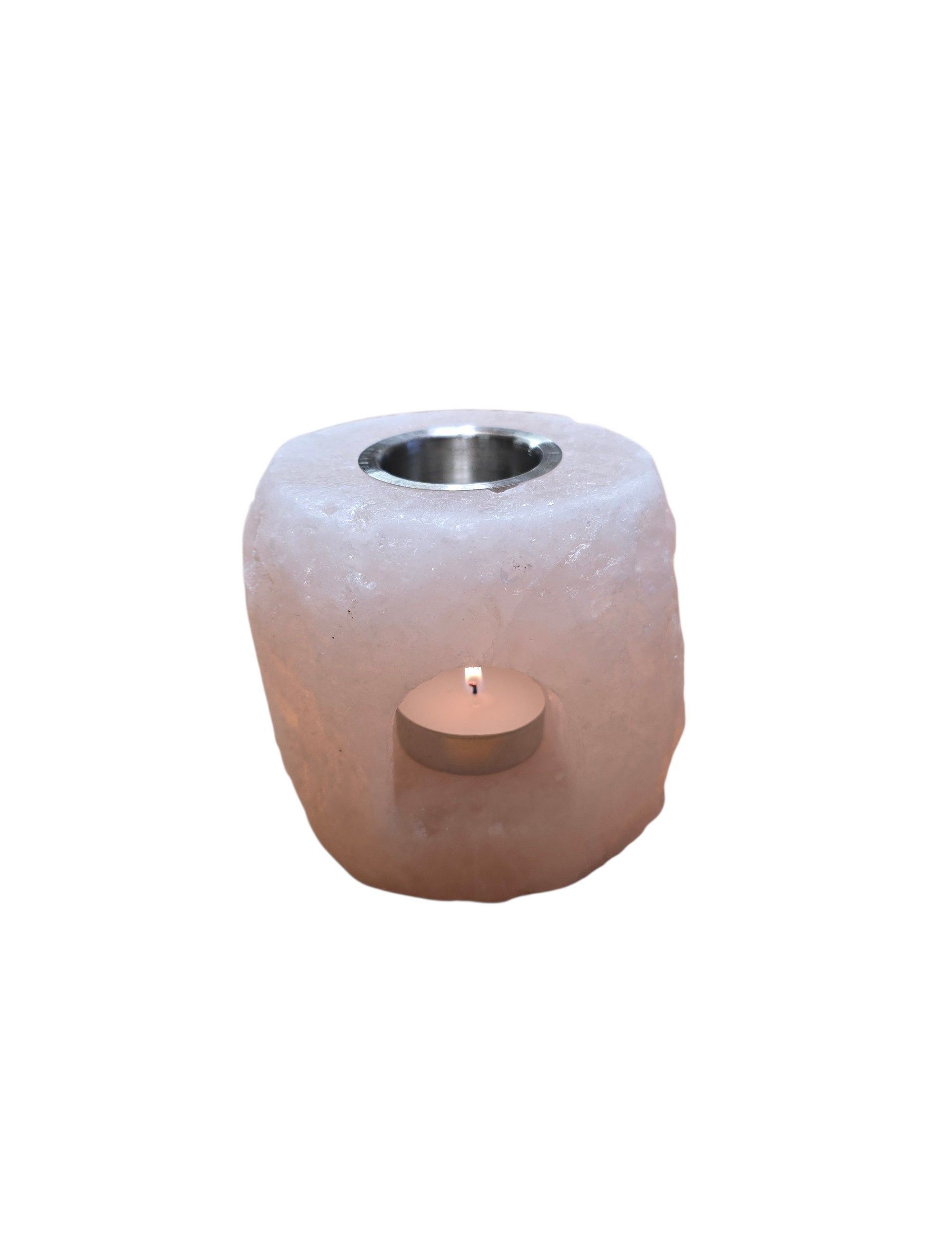 Olieverdamper zoutkristal wit