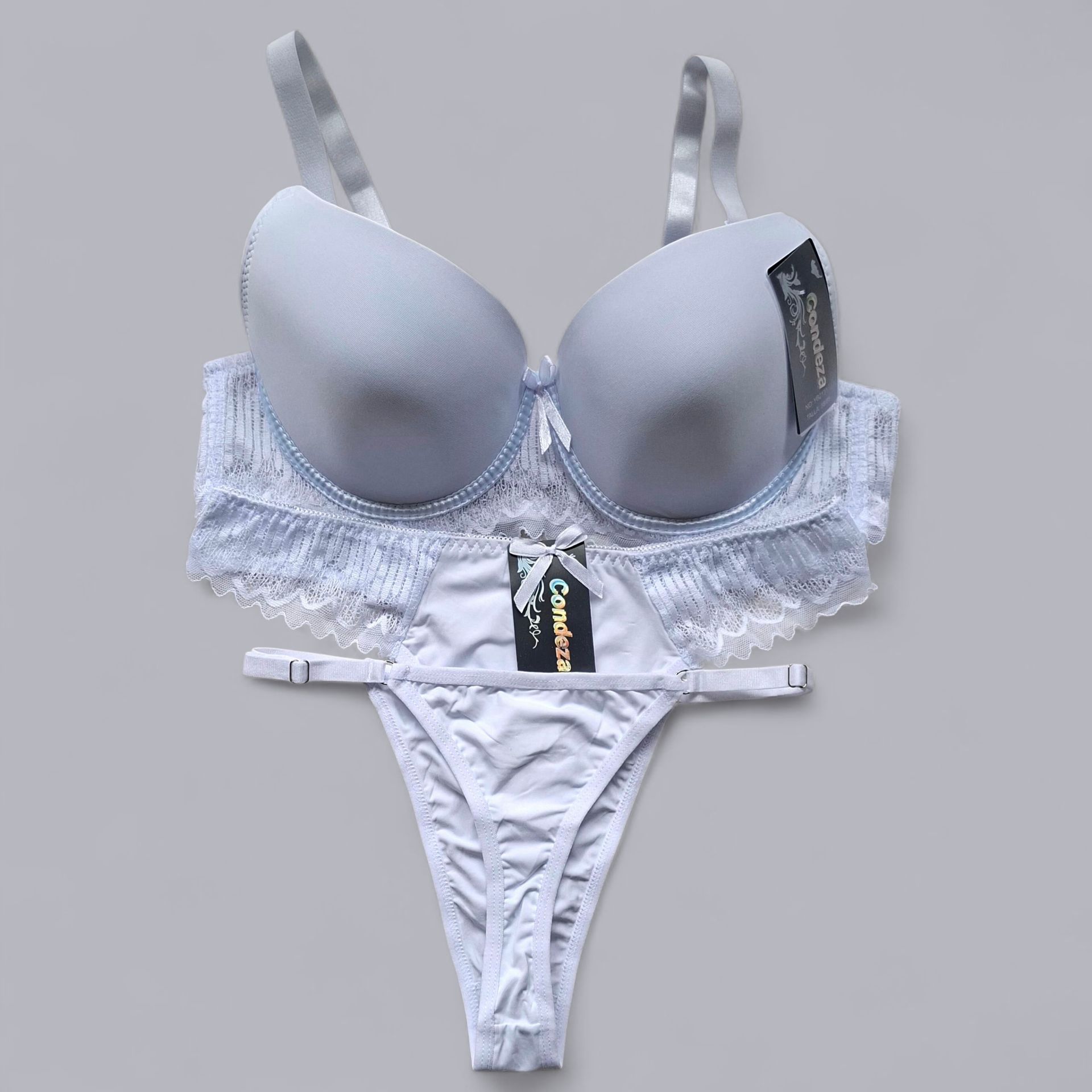 CONJUNTO DE LENCERIA BLANCO