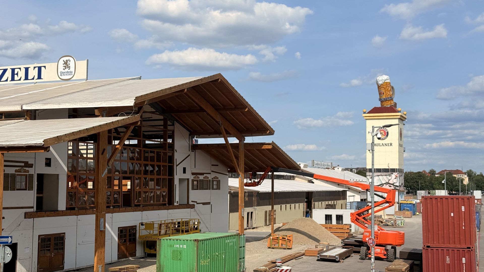Oktoberfest how is it built