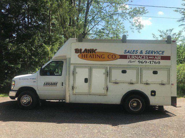 HVAC Sales And Service Van — Ashtabula, OH — Blank Heating Company Inc