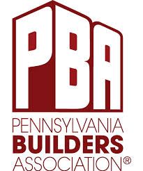Pennsylvania Builders Association logo in red and white