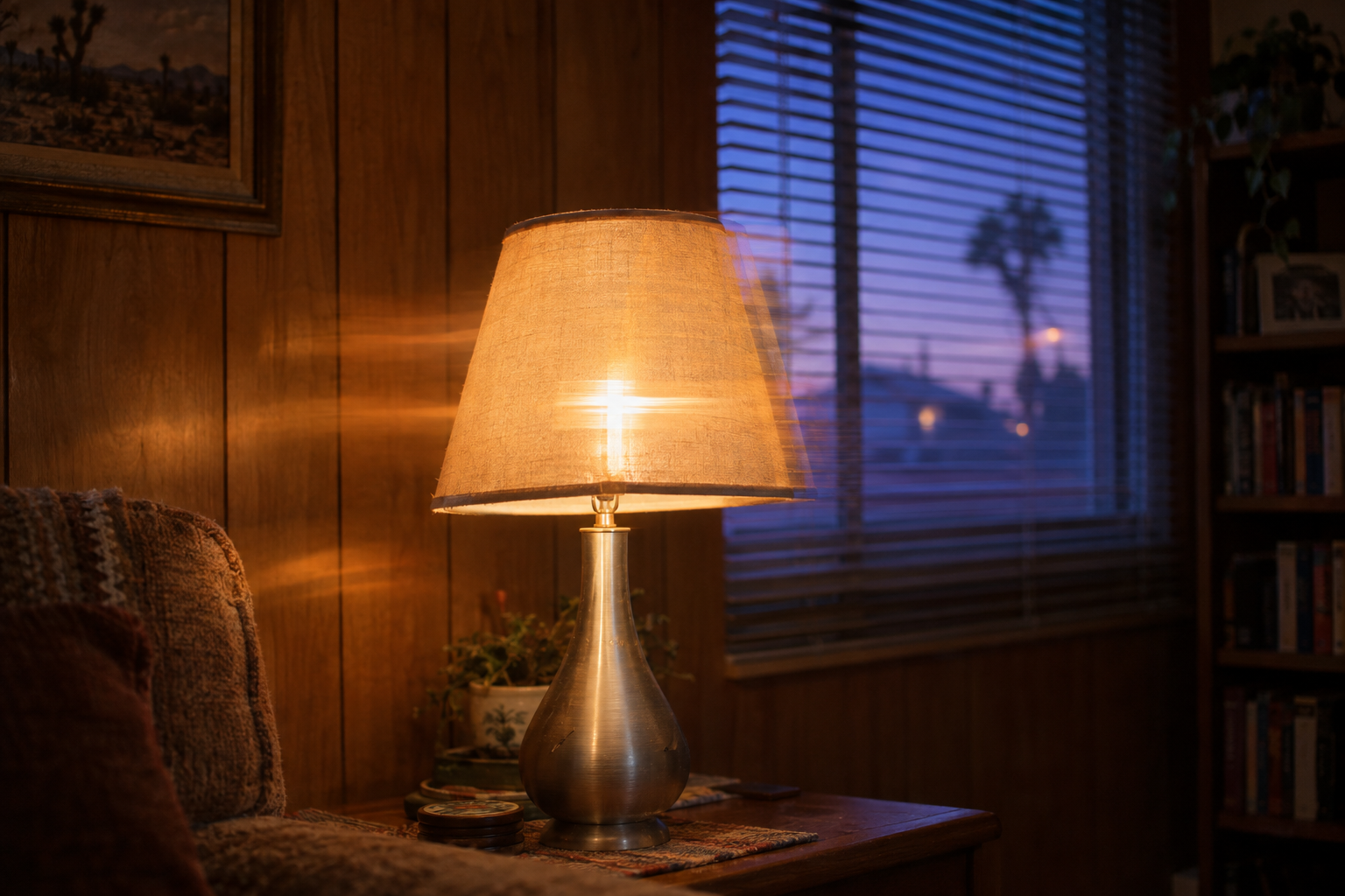 A flickering lamp in an older Hesperia home with aluminum-era wiring