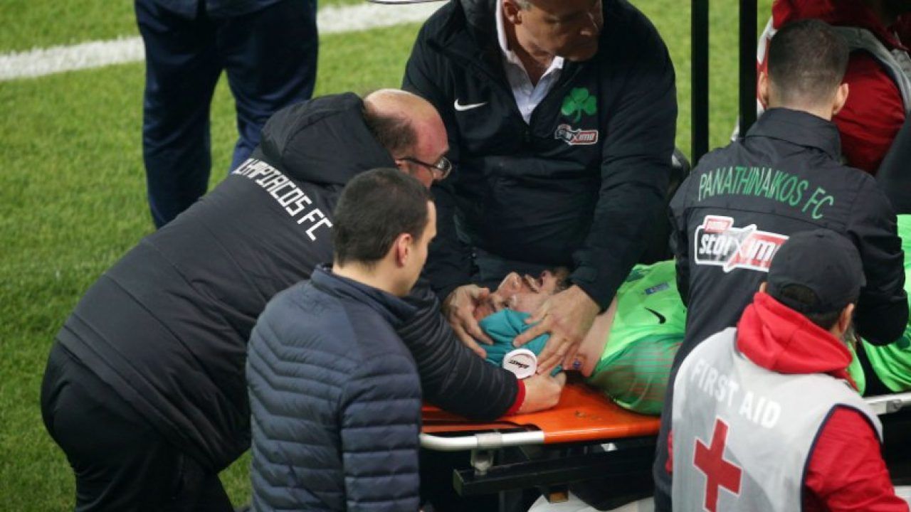 Dr. Christos Theos working with professional football teams and athletes