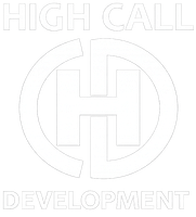 White logo reading “HIGH CALL DEVELOPMENT” with a stylized HC monogram in the center