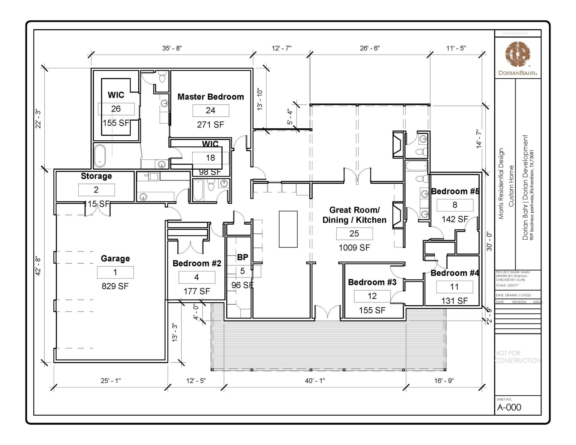 A black and white floor plan of a house.