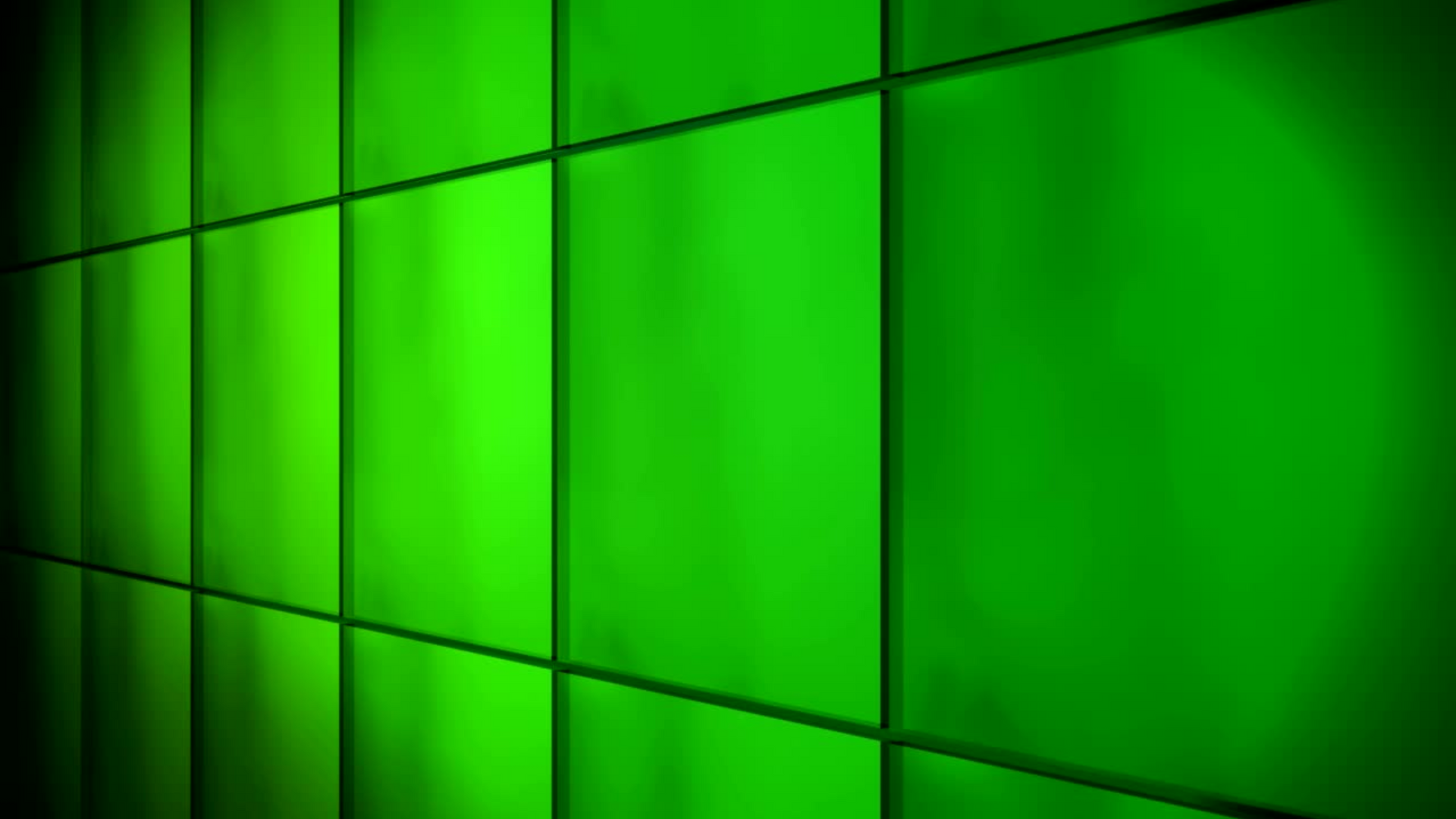 A green background with a lot of squares on it