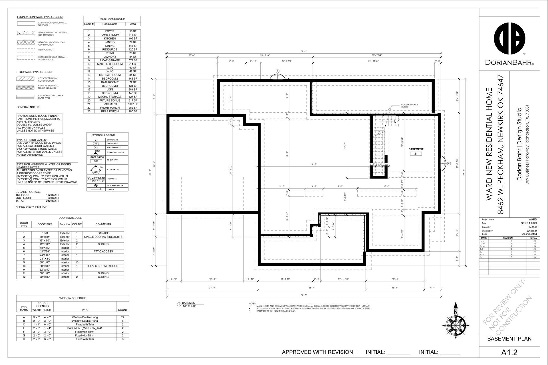Architectural floor plan with black outline of a house, detailed with dimensions and symbols.