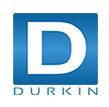 A blue square with a white letter d inside of it.