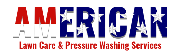 american lawn care and pressure washing services logo