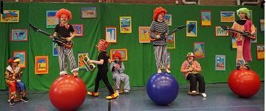Zirkusauftritt Grünewaldschule