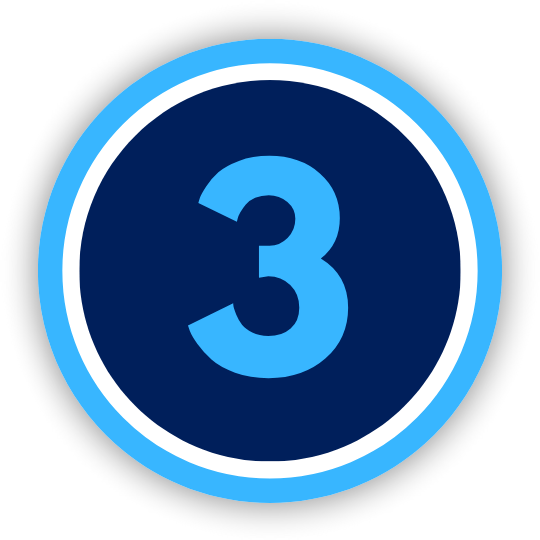 Number with graphics behind it
