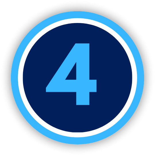 Number with graphics behind it
