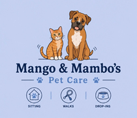 Mango and Mambo's Pet Care logo